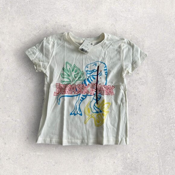 JURASSIC PARK Toddler Boys Graphic Dinosaur T Rexx T Shirt Sz 3T NEW NWT - Picture 1 of 4